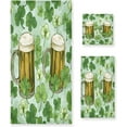 thumbnail image 1 of Coolnut St Patrick Day Bathroom Towel Set of 3 with Hand Towel, Wash Cloths & Bath Towel, Extra Aborbent Soft Towels Set Decor for Bathing Home Shower Wash cloth, 1 of 7