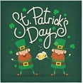 thumbnail image 1 of Coolnut St Patrick's Day Clover Cloth Napkins Set of 1, Oversized Washable Reusable Polyester Dinner Table Napkins for Family, Restaurant, Party Decor, 20 x 20 Inch, 1 of 7