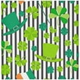 thumbnail image 1 of Coolnut St Patrick's Day Clover Cloth Napkins Set of 4, Oversized Washable Reusable Polyester Dinner Table Napkins for Family, Restaurant, Party Decor, 20 x 20 Inch, 1 of 7