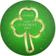 thumbnail image 1 of Coolnut St. Patrick's Day Clover Round PVC Placemats 6 PCS, Non-Slip Heat Resistant Table Mat Kitchen Dining Table Plate Mat, 15.4inch108 Home Decor Gifts, 1 of 7