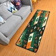 thumbnail image 1 of Coolnut St. Patrick's Day Clover Runner Rug - 24"x72" Ultra Soft Non-Slip Floor Mat Washable Area Rugs for Kitchen Bathroom Entry Home Decor Gifts, 1 of 7