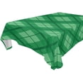 thumbnail image 1 of Coolnut St Patrick's Day Clover Tablecloth, Waterproof Washable Polyester Square Table Cover, Durable Tablecloth for Kitchen Dining Table Party Decor, 54"X 72", 1 of 7