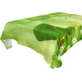 thumbnail image 1 of Coolnut St Patrick's Day Clover Tablecloth, Waterproof Washable Polyester Square Table Cover, Durable Tablecloth for Kitchen Dining Table Party Decor, 54"X 72", 1 of 7