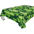 thumbnail image 1 of Coolnut St Patrick's Day Clover Tablecloth, Waterproof Washable Polyester Square Table Cover, Durable Tablecloth for Kitchen Dining Table Party Decor, 60"X 60", 1 of 7