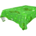 thumbnail image 1 of Coolnut St Patrick's Day Clover Tablecloth, Waterproof Washable Polyester Square Table Cover, Durable Tablecloth for Kitchen Dining Table Party Decor, 60"X 90", 1 of 7