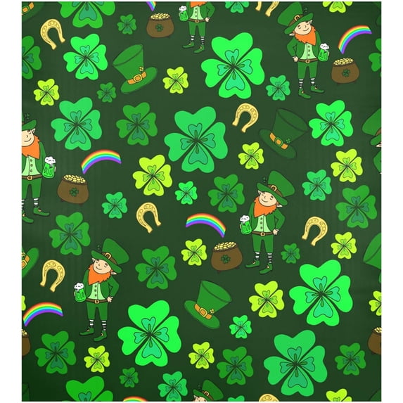 Coolnut St. Patrick's Day Green Clover Dishwasher Magnet Cover, Anti-Scratch Magnetic Stickers for Fridge Dishwasher Panel, Home Kitchen Personalized 20 x 26 Inch Home Decor
