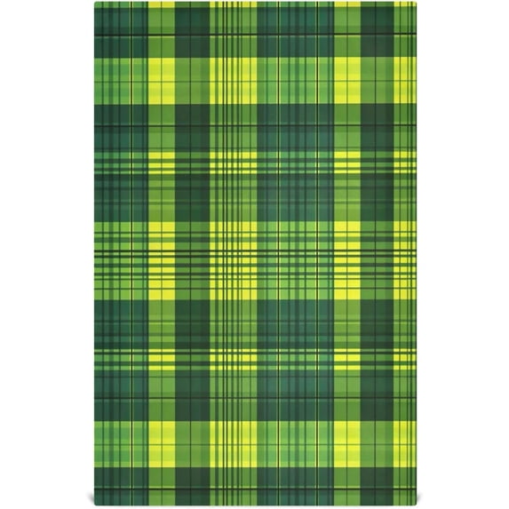 Coolnut St. Patrick's Day Green Stripe Pattern Kitchen Dish Towel Set 6Pcs,Dishcloths Sets Fast Drying Kitchen Towels Tea Towels Gift Set for Drying Cleaning Cooking Baking512 Wash cloth