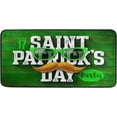 thumbnail image 1 of Coolnut St.Patrick's Day Kitchen Rug 39"x20", Cute Glasses and Mustache Non Slip Washable Cushioned Carpets Polyester AntiFatigue Comfort Porch Floor Mat for Washroom Bedroom Bedroom Office, 1 of 7