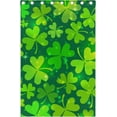 thumbnail image 1 of Coolnut St Patrick's Day Thermal Insulated Blackout Grommet Printed Window Curtain - 84x55 in - 100% Polyester 2 Panels, Stitchingstyles, 1 of 6