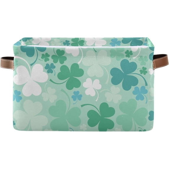 Coolnut St Storage Bins Foldable Canvas Fabric Storage Basket with Handles for Organizing, Large Storage Baskets for Shelves Closet Decor Gifts