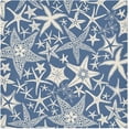 thumbnail image 1 of Coolnut Starfish Cloth Napkins Set of 6,Reusable Washable Polyester Dinner Table Napkins for Kitchen,Dining,Restaurant,Party Decoration, 1 of 7