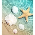 thumbnail image 1 of Coolnut Starfish Shell Beach Dishwasher Magnet Cover Magnetic Door Cover Front Dishwasher Cover Home Kitchen Cabinet Magnetic Panel Sticker for Kitchen, 20"*26" Home Decor, 1 of 5