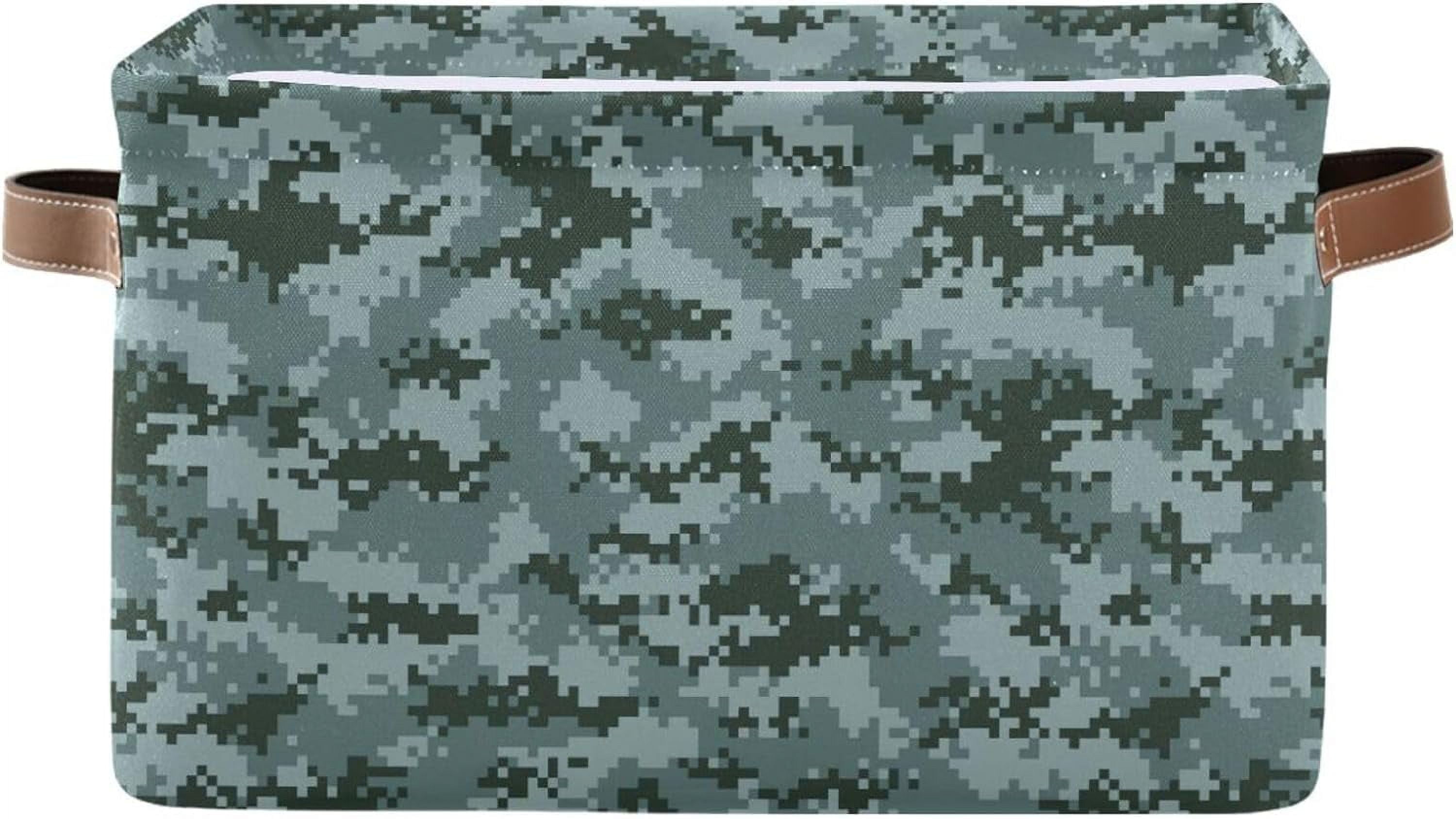 Coolnut Storage Basket Blue Desert Digital Camouflage Storage Bin with ...