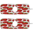 thumbnail image 1 of Coolnut Strawberry Pattern Sink Faucet Mat for Kitchen,Sink Splash Guard Behind Faucet, Kitchen Faucet Absorbent Mat,Microfiber Cloth Faucet Mat (2 Pack,30×5.5in) Home Decor, 1 of 7