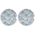 thumbnail image 1 of Coolnut Summer Coconut Car Coasters Pack of 2,Absorbent Car Coasters,Drink Cup Holder Coasters with A Finger Notch for Easy Removal Home Decor, 1 of 6