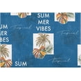 thumbnail image 1 of Coolnut Summer Palm Tree Bathroom Rug Rectangular Bath Mat Non Slip Bath Rugs Absorbent Shaggy Bathmats for Sink Shower 16" x 24" Home Decor, 1 of 7