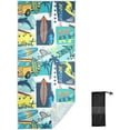 thumbnail image 1 of Coolnut Summer Pattern Beach Towel Super Soft Microfiber Sand Free Beach Towels, Oversized Camping Pool Towel, Lightweight, Breathable & Quick Dry Towels, 31x71in Washcloth Gift, 1 of 7