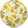 thumbnail image 1 of Coolnut Summer Yellow Lemon Round Placemats Washable Circle Placemats Non-Slip Heat-Resistant Table Place Mats for Dining Kitchen Holiday Party Table 15.4"-4PCS Home Decor, 1 of 7