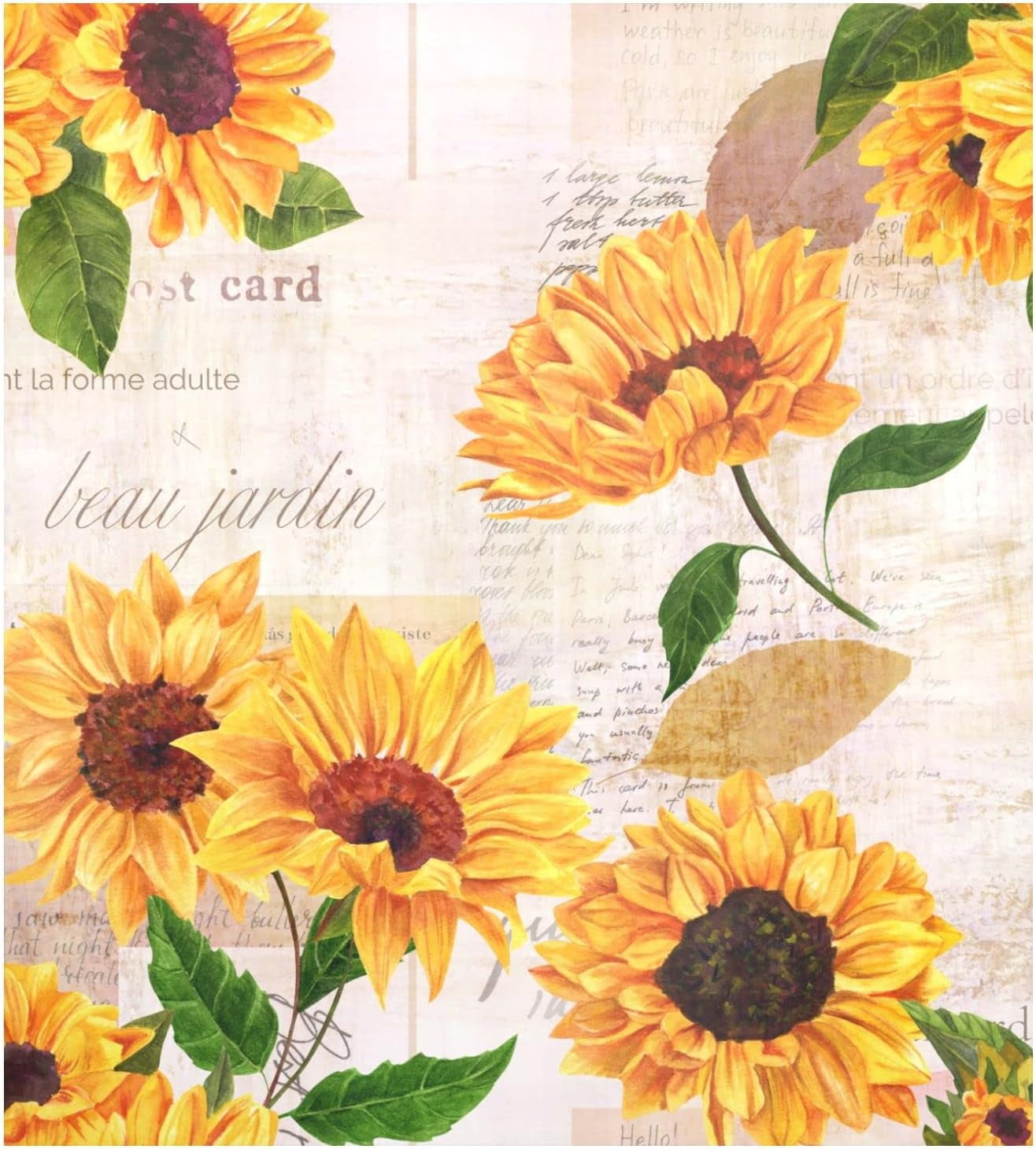 Coolnut Sunflower Dishwasher Cover Door Cover Front