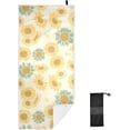 thumbnail image 1 of Coolnut Sunflowers Beach Towel, Fast Drying Extra Large Sand Free Lightweight Beach Towel Blanket for Swimming,Camping,Picnic,Yoga Gym Sports,31"x71", 1 of 6