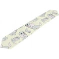 thumbnail image 1 of Coolnut Table Runner 13"x90", Dogs On Beige Back Washable Table Cloth Runner for Holiday Home Wedding Table Top Decoration, 1 of 5