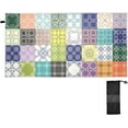 thumbnail image 1 of Coolnut Talavera Tile Bohemian Pattern Beach Towel Fast Drying Camping Towels Sand Free Beach Blanket Soft Absorbent Travel Sport Towel for Gym Bath Shower Swimming 30" x 60" Washcloth Gift, 1 of 7