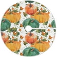 thumbnail image 1 of Coolnut Thanksgiving Christmas Tree Skirt Thanksgiving Tree Skirt for Holiday Party Home Christmas Day Ornaments48", 1 of 6