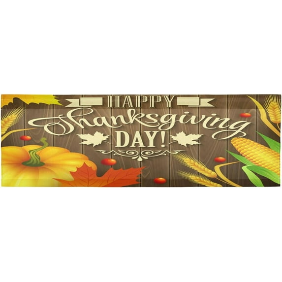 Coolnut Thanksgiving Day Valance Curtains for Kitchen or Bathroom,Valances Window Treatment Rod Pocket Drape 54x18inch Light Filtering Living Room Bedroom Decor171