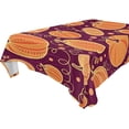 thumbnail image 1 of Coolnut Thanksgiving Pumpkin Tablecloth, Waterproof Washable Polyester Square Table Cover, Durable Tablecloth for Kitchen Dining Table Party Decor, 54"x54", 1 of 7