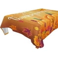 thumbnail image 1 of Coolnut Thanksgiving Pumpkin Tablecloth, Waterproof Washable Polyester Square Table Cover, Durable Tablecloth for Kitchen Dining Table Party Decor, 60"X 108", 1 of 7