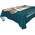 thumbnail image 1 of Coolnut Thanksgiving Turkey Tablecloth, Waterproof Washable Polyester Square Table Cover, Durable Tablecloth for Kitchen Dining Table Party Decor, 54"X 72", 1 of 7