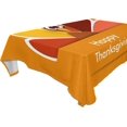 thumbnail image 1 of Coolnut Thanksgiving Turkey Tablecloth, Waterproof Washable Polyester Square Table Cover, Durable Tablecloth for Kitchen Dining Table Party Decor, 54"x54", 1 of 7