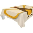 thumbnail image 1 of Coolnut Thanksgiving Turkey Tablecloth, Waterproof Washable Polyester Square Table Cover, Durable Tablecloth for Kitchen Dining Table Party Decor, 60"X 108", 1 of 7
