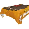 thumbnail image 1 of Coolnut Thanksgiving Turkey Tablecloth, Waterproof Washable Polyester Square Table Cover, Durable Tablecloth for Kitchen Dining Table Party Decor, 60"X 120", 1 of 7