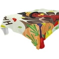thumbnail image 1 of Coolnut Thanksgiving Turkey Tablecloth, Waterproof Washable Polyester Square Table Cover, Durable Tablecloth for Kitchen Dining Table Party Decor, 60"X 90", 1 of 7