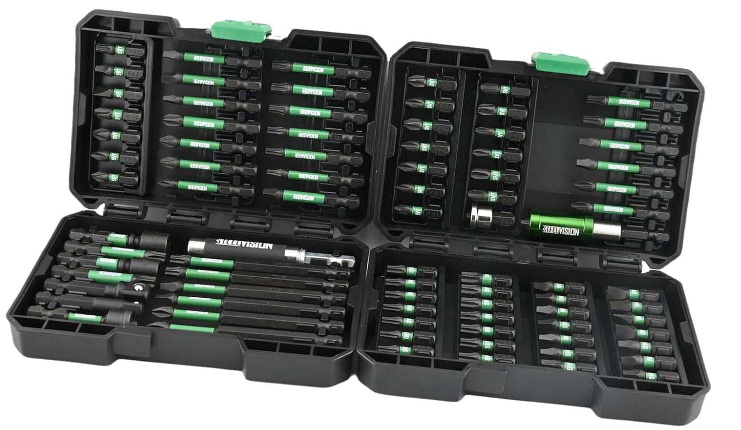 Coolnut Tools 85pc Magnetic Screwdriver Bit Set Torx Bits Set with Case ...