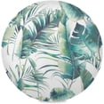 thumbnail image 1 of Coolnut Tropical Palm Leaves Round Placemats Durable Non-Slip Table Mat Heat and Stain Resistant Placemat for Kitchen Table Outdoor BBQ Activities(4PCS) Home Decor Gifts, 1 of 7