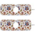 thumbnail image 1 of Coolnut Truck Pumpkins Autumn Leaves 2PCS Kitchen Faucet Mat Bathroom Faucet Mat Sink Microfiber Cloth Faucet Splash Catcher Faucet Mat Dish Drying Mat Sink Mat for Kitchen Sink 30x5in, 1 of 7