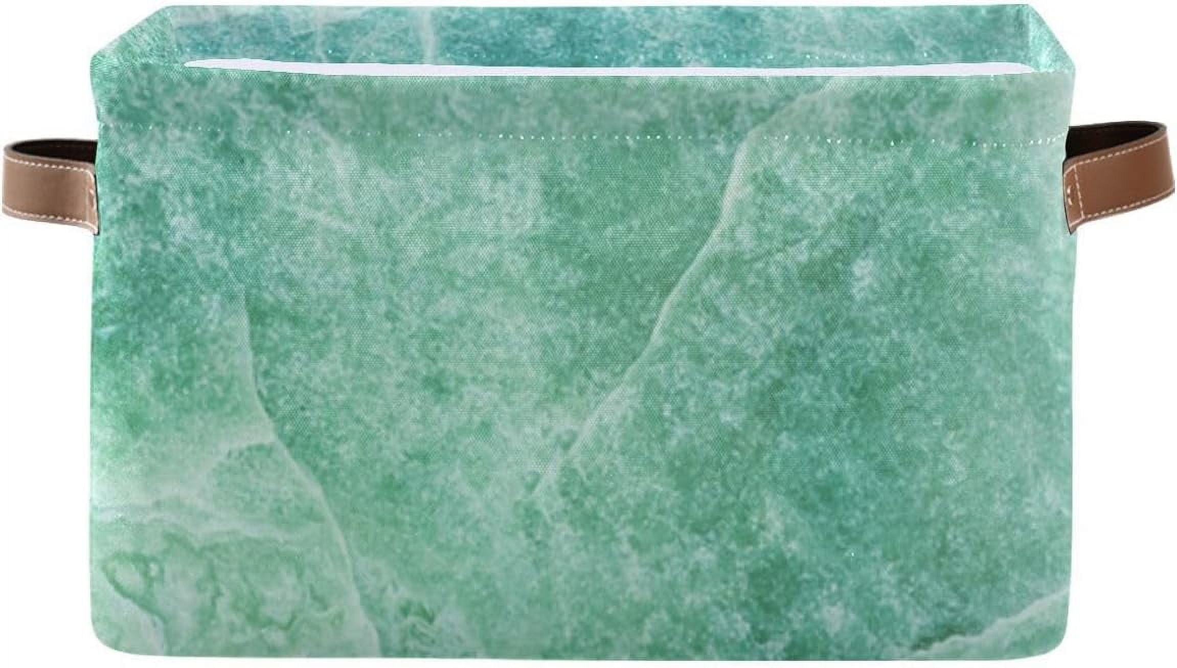 Coolnut Turquoise Marble Texture Basket Bin Large Storage Basket Toy ...