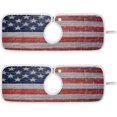 thumbnail image 1 of Coolnut Usa Flag Painted on Brick Wall 2PCS Faucet Absorbent Mat Kitchen Faucet Sink Splash Guard Microfiber Cloth Faucet Splash Catcher Water Absorbent Mat, Faucet Mat for Kitchen Sink 14x5in, 1 of 7