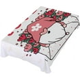 thumbnail image 1 of Coolnut Valentine's Day Cute Gnome Rectangle Tablecloth,Valentine's Day Mother's Day Kitchen Decoration Dinner Rectangular Table Cover for Party Holiday Hotel BBQ-Machine Washable 60x90In, 1 of 7