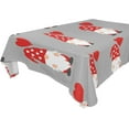 thumbnail image 1 of Coolnut Valentine's Day Gnome Rectangle Tablecloth, Waterproof Washable Polyester Table Cover for Kitchen Dinner Party, 60 x 120 Inch House Decor, 1 of 7