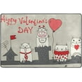 thumbnail image 1 of Coolnut Valentine's Day Greeting Area Rug Pad - 6x4ft - 100% Light Weight Polyester Fabric for Living - Bedroom, 1 of 6