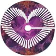 thumbnail image 1 of Coolnut Valentine's Day Heart Christmas Tree Skirt Home Decoration Large Round Christmas Tree Skirt for Holiday Party Home Christmas Day Ornaments,47.2", 1 of 6