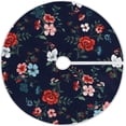 thumbnail image 1 of Coolnut Valentine's Day Love Christmas Tree Skirt Home Decoration Large Round Christmas Tree Skirt for Holiday Party Home Christmas Day Ornaments,47.2", 1 of 6