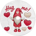 thumbnail image 1 of Coolnut Valentine's Day Tree Skirt Home Decoration Large Round Love Hearts Christmas Tree Skirt for Holiday Party Home Christmas Day Ornaments48", 1 of 6