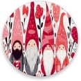 thumbnail image 1 of Coolnut Valentines Gnome Coaster, Drinks Round Absorbent Stone Set with Ceramic Stone and Cork Base, Tabletop Protection Mats and Cups Place for 2PCS Home Decor, 1 of 6