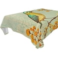 thumbnail image 1 of Coolnut Vintage Bird Rectangle Tablecloth Waterproof Polyester Table Clothative Stain Resistant & Wrinkle Resistant Washable Table Cover for Dining Table/Party/Camping 60x60 Inch Decor Gift, 1 of 7