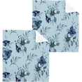 thumbnail image 1 of Coolnut Watercolor Flowers Wash Cloth Set of 4, 12 x 12 Inch Cotton Baby Washcloths Highly Absorbent and Soft Feel Fingertip Towels Face Towels for Bathroom, Gym, Spa Washcloth Gift, 1 of 7