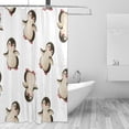 thumbnail image 1 of Coolnut Watercolor Penguin Shower Curtain Waterproof Bathroom Fabric Shower Curtain Set with Hooks, 60x72 inches（72） Home Decor, 1 of 6